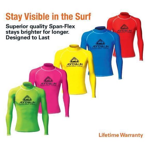 Adrenalin MULTI-ITEM 4221197 ~ RASHVEST JNR HI-VIZ AQUA New zealand nz vaughan